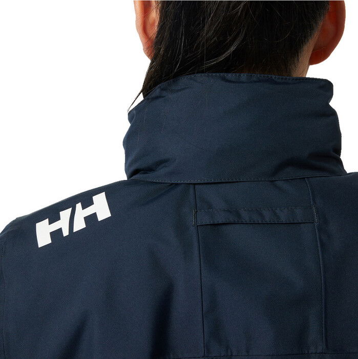 2024 Helly Hansen Mujer Crew Chaqueta De Vela De Capa Intermedia Con Capucha 2.0 34447 - Navy